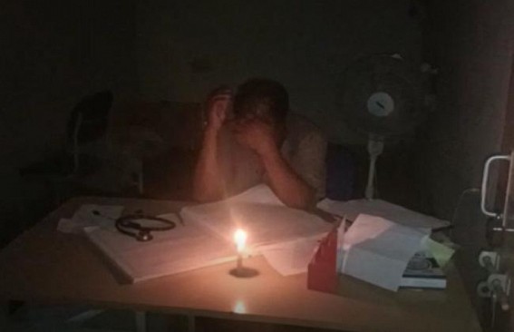 HIRA Regime: Candle Nights at Unakoti District Hospital !!! Power Disruption affects Hospital Services Severely